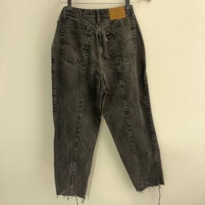 Levi's Charcoal Cropped Women's Jeans